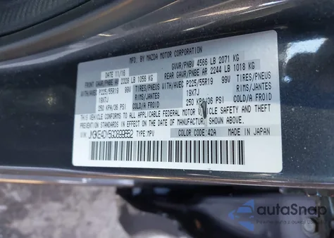 2016 Mazda Cx-5 Grand Touring from USA, damaged, VIN JM3KE4DY5G0899652